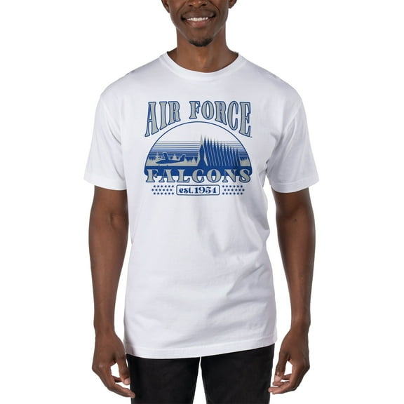 Men's Uscape Apparel White Air Force Falcons T-Shirt