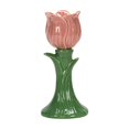 thumbnail image 1 of Candelabro con forma de flor para velas cónicas, decoración del hogar, soporte para velas de pilar, candelabros para aniversario, mesa de comedor, Rosa, 1 of 8