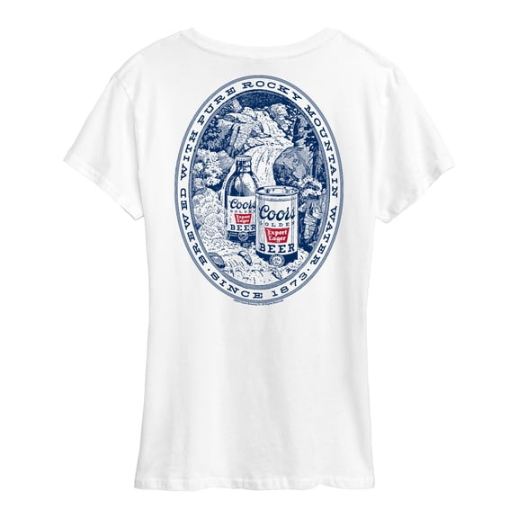 Coors Banquet - Coors Banquet Rocky Mountain Etch - Women's Short Sleeve Graphic T-Shirt