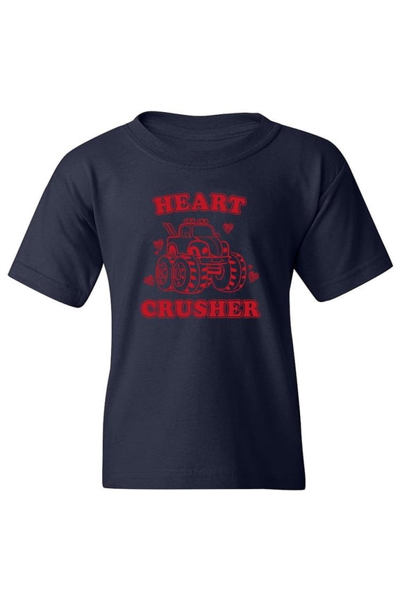 Heart Crusher T-Shirt Juniors -Smartprints Designs, x-Small