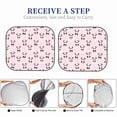 thumbnail image 6 of Wukai Cute Kawaii Panda Print Windshield Sun Shade, Car Front Window Shades Sunshade Cover Sun Visor Shield Block Automotive Interior Protector Blocks UV Rays-Medium, 6 of 6