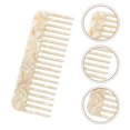 thumbnail image 3 of Peine de dientes anchos para cabello rizado, peine desenredante para la ducha, cuidado suave para rizos y acondicionador uniforme., 3 of 5