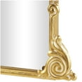 thumbnail image 5 of DecMode 28" x 48" Gold Metal Scroll Tall Ornate Arched Baroque Floor Mirror, 5 of 19