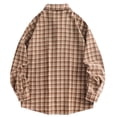 thumbnail image 4 of Admvng Men's Checkered Shirt Button Down Long Sleeve Vacation Casual Shirts, 4 of 5
