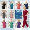 thumbnail image 5 of VIAOLI Women's Scrubs Set - Stretchy Medical Uniform with Pockets, for Nurses & Doctors, S-XXL, Multi-Color, 5 of 7