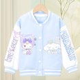 thumbnail image 2 of Cinnamoroll Girl Jk Uniform Set Sanrios Anime Spring Autumn Cotton Coat Shirt Pleated Skirt Korean Fashion Kawaii Kids Jackets, 2 of 5