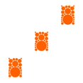 thumbnail image 3 of Inteprter 1 Juego de calcomanías de pared, adorno de escena para el hogar, póster de adorno simple DIY redondeado para niños, pegatinas de puntos para Type1 NO1 Inteprter CBP337272, 3 of 6
