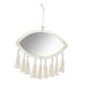 thumbnail image 2 of Espejo de pared colgante con flecos de macramé, espejo decorativo con borlas. Oval, 2 of 9