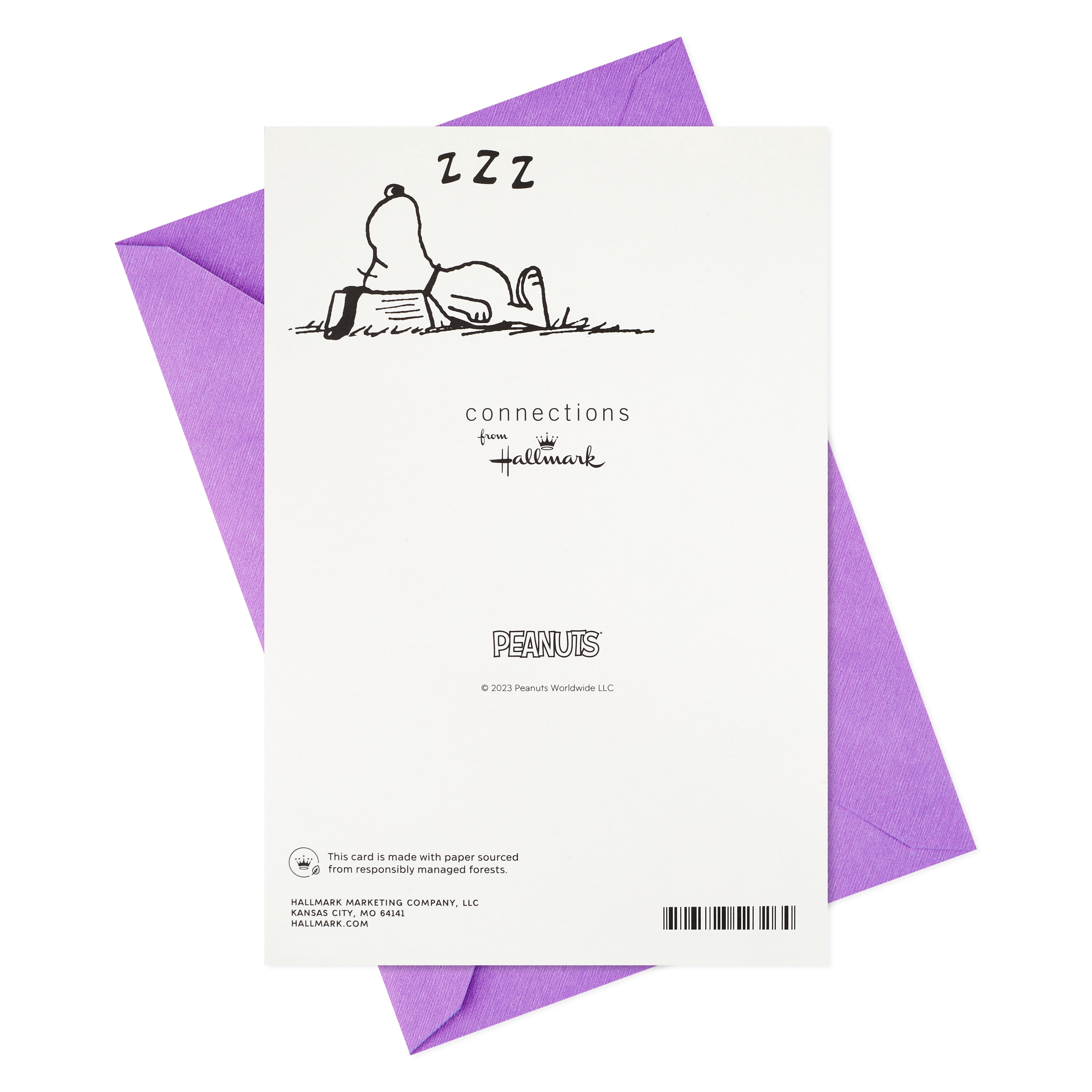 Hallmark Father's Day Card, Peanuts Snoopy Design, Greeting Card