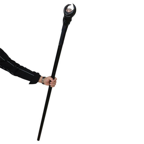 Anime Maleficent Cosplay Props Witch Magic Wand Scepter LED Cane