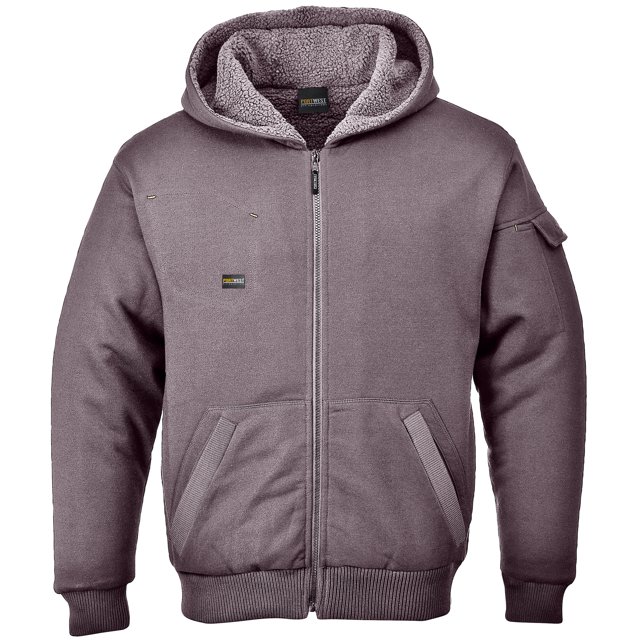 Portwest - Chaqueta modelo Pewter para hombre (Forro polar sherpa) (Gris zoom) Portwest UTRW1029_P