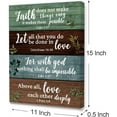 thumbnail image 2 of Retro Rustic Christian Bible Canvas Wall Art,Motivational Scripture Art Canvas Prints Framed Wall Artwork Ready to Hang For Christian Home Bedroom Office Church Religious Wall Decor-12x16 Inches, 2 of 6
