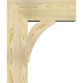 thumbnail image 3 of Ekena Millwork 6"W x 20"D x 24"H Thorton Block Rough Sawn Bracket, Douglas Fir, 3 of 25
