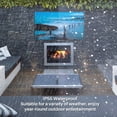thumbnail image 3 of SYLVOX Outdoor TV, 55 inch Weatherproof TV Partial Sun 1000 Nits Brightness, 4K UHD LED IP55 Waterproof TV Support ATSC & NTSC Wifi, Bluetooth (Deck Series), 3 of 12