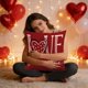 thumbnail image 2 of Aooww Valentines Day Pillow Cover Living Room Sofa Decorative Cushion Bedroom Bed Cushion Printed Pillow Cover, Valentine's Day Gifts For Him/Her, Valentine's Day Home Decor,B, 2 of 6