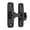 Black, variant on Flip Door Latch Black, 180 Degree Heavy Duty Bar Gate Latches Safety Door Lock, Bold Thickened Anti-Rust Update Design, 90-180Filp Door Latch, for Barn Wood Fence Sliding French Doors,Copper