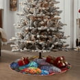 thumbnail image 4 of Rateoe Easter Eggs Pattern Christmas Tree Skirt with Ties , Christmas Tree Decorations, Farmhouse Christmas Decor Xmas Holiday Decorations-36", 4 of 6