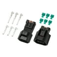 thumbnail image 1 of Conector de sensor de velocidad de cigüeñal de 3 pines Unique Bargains, enchufe macho hembra, conector de terminal de cable para Mitsubishi Evo 1 juego, 1 of 6