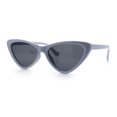 thumbnail image 5 of Womens Triangle Gothic Fashion Cat Eye Plastic Retro Sunglasses Grey - Black, 5 of 8