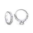 thumbnail image 2 of Ensemble de Bagues de Fiançailles en Diamant 6ct Or Blanc 14K, 2 of 4