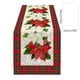 thumbnail image 3 of Camino de mesa navideño de 33 x 183 cm para decoración de cocina, cenas, fiestas de cumpleaños, decoración del hogar, camino de mesa de poliéster., 3 of 6