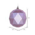 thumbnail image 2 of Vickerman 4.75" Rose Gold Matte Geometric Ball Ornament, 4 per bag, 2 of 4