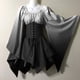 thumbnail image 4 of Vestido medieval de mujer con mangas acampanadas y corsé - Traje gótico retro para cosplay, poliéster, color liso, lavado a mano, tallas reales, 4 of 5