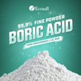thumbnail image 3 of 1 Pound Boric Acid Fine Powder - 99.9% Pure Fine Powder - Highly Effective Multi-Purpose Anhydrous 1 Pound Bag - Industrial Grade Strength, 3 of 10