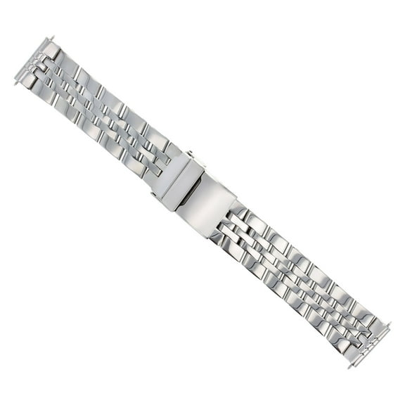 24MM WATCH BAND FOR 46MM BREITLING NAVITIMER WORLD A24322 ROUND END STEEL POLISH