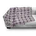 thumbnail image 3 of Ethnic Soft Flannel Fleece Throw Blanket, Vintage Eastern Mosaic from Medieval Times Art Axis Illustration, Cozy Plush for Indoor and Outdoor Use, 70" x 90", Pale Green Pale Grey, by Ambesonne, 3 of 6