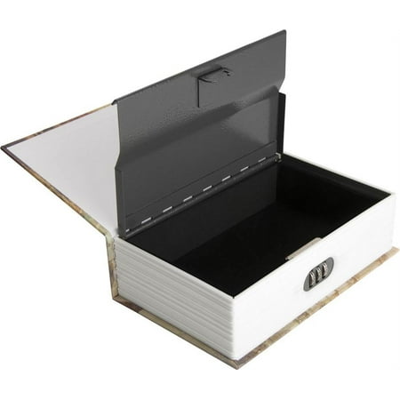 Barska - Paris Book Lock Box with Combination Lock - Beige/Brown