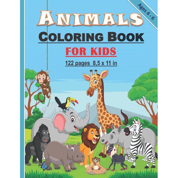 Animal coloring pages for 8 year olds