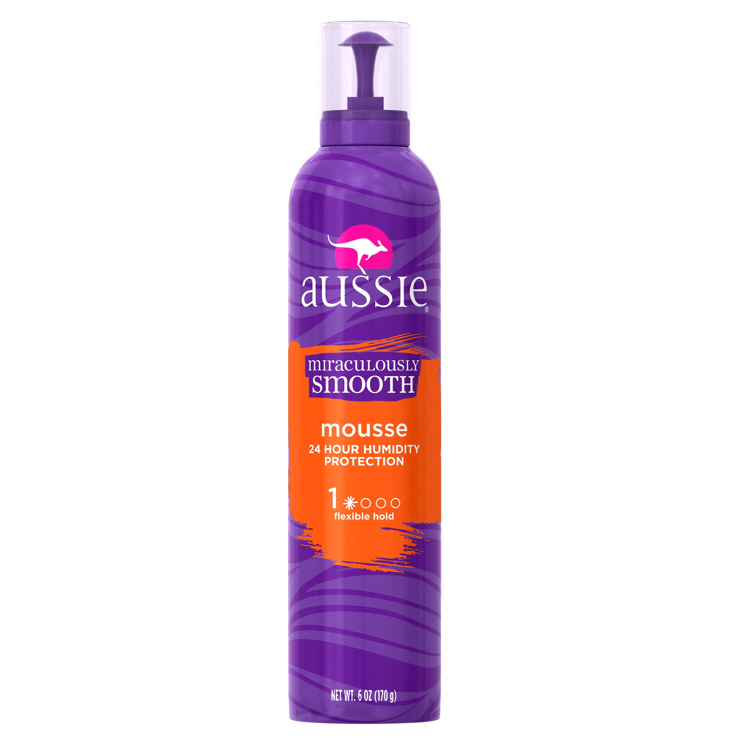 Aussie Miraculously Smooth Styling Hair Mousse 6 Oz