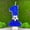 B, variant on WUHUAKES Soccer Birthday Candle 9th Soccer Cake Topper Decor Nine Year Candles Blue Glitter Number 9 For Cupcake Topper Decorations Birthday Party Kids Adults
