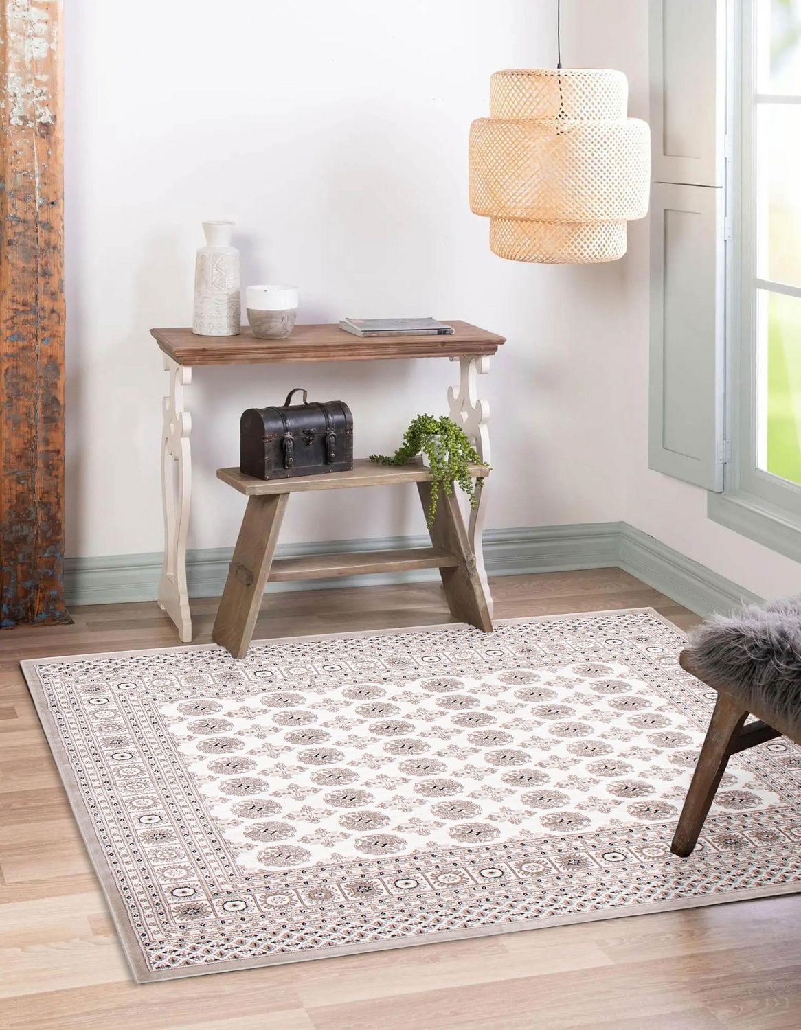 Tekke Oriental Area Rug for Living Room