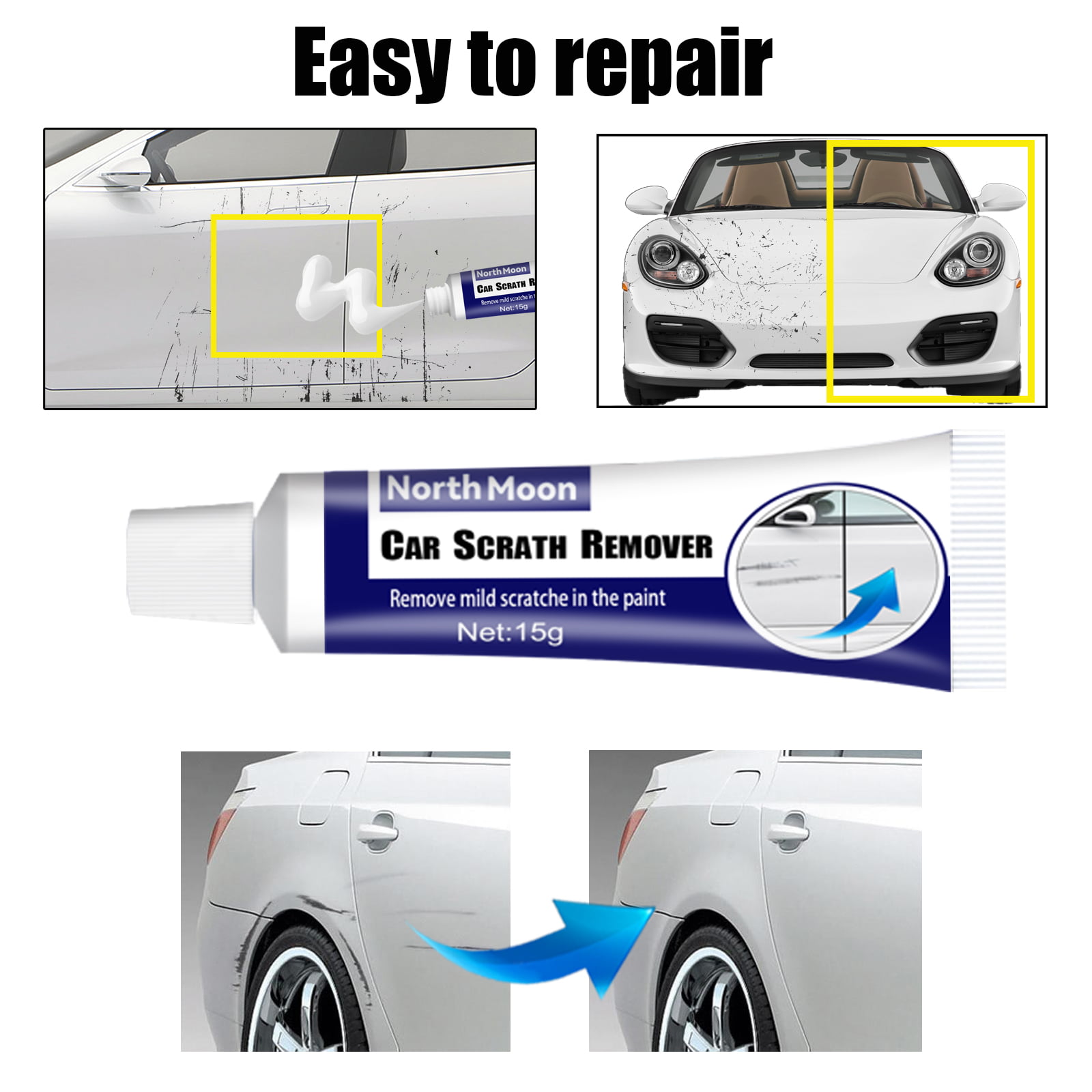 3A0F 3D98 9 Pcs/Set Car Paint Scratch Repair Car Polishers and Buffers Set Car 