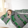 thumbnail image 4 of Manfei Green Train Bedding Comforter Set 2pcs for Kids Children,Steam Engine Railway Twin Comforter Sets Microfiber,Transportation Theme Breathable Bedding Set,Ultra Soft Home Decor,Reversible, 4 of 8