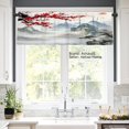 thumbnail image 2 of AshasdS Oriental Landscape Polyester Window Valance Curtain for Home Kitchen Living Room Bedroom Bathroom Decor 54x18 inch, 2 of 5
