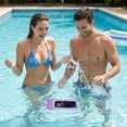 thumbnail image 5 of Leeye Waterproof Phone Pouch with Neck Lanyard, Universal Dry Bag for Beach Pool and Outdoor Activities, Touch Screen Compatible, Purple, 9.65x5.12x0.39in, 5 of 6