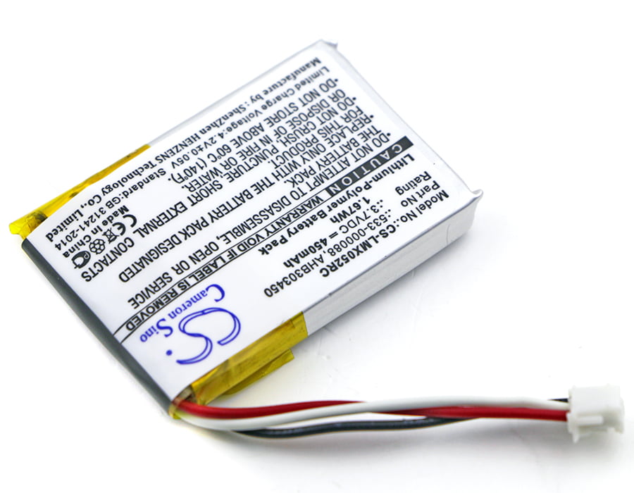 300mAh/3.7V Replacement Battery for Voice Caddie VC200 VC200 Voice，GN452528 
