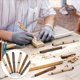thumbnail image 5 of Juego de 12 Bolígrafos para Tornear Madera con Repuestos. Kit de Bolígrafo Giratorio para Torneado de Madera. Suministros de Torneado A Granel para la Fabricación de Bolígrafos., 5 of 8