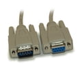 thumbnail image 2 of 6ft Serial NULL-MODEM, DB9/DB9 Male to Female Cable, 2 of 2