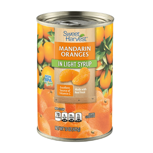 Sweet Harvest Mandarin Oranges in Light Syrup Canned 3-Pack 15 oz
