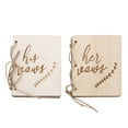 thumbnail image 1 of ZPSHYD 2 pièces livrets de vœu de fête de cérémonie de Mariage, Accessoires de Livre de serment Accessoires de décoration Accessoires de Journal faveurs de Mariage(Type 3), 1 of 14