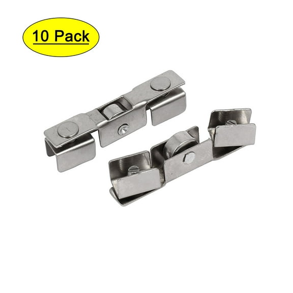 Household Cupboard Window Single Wheel Sliding Rollers 39x7x9mm 10pcs