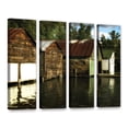 thumbnail image 2 of ArtWall Kevin Calkins "Boathouses on the River" 4-Piece Gallery-Wrapped Canvas Set, 2 of 2