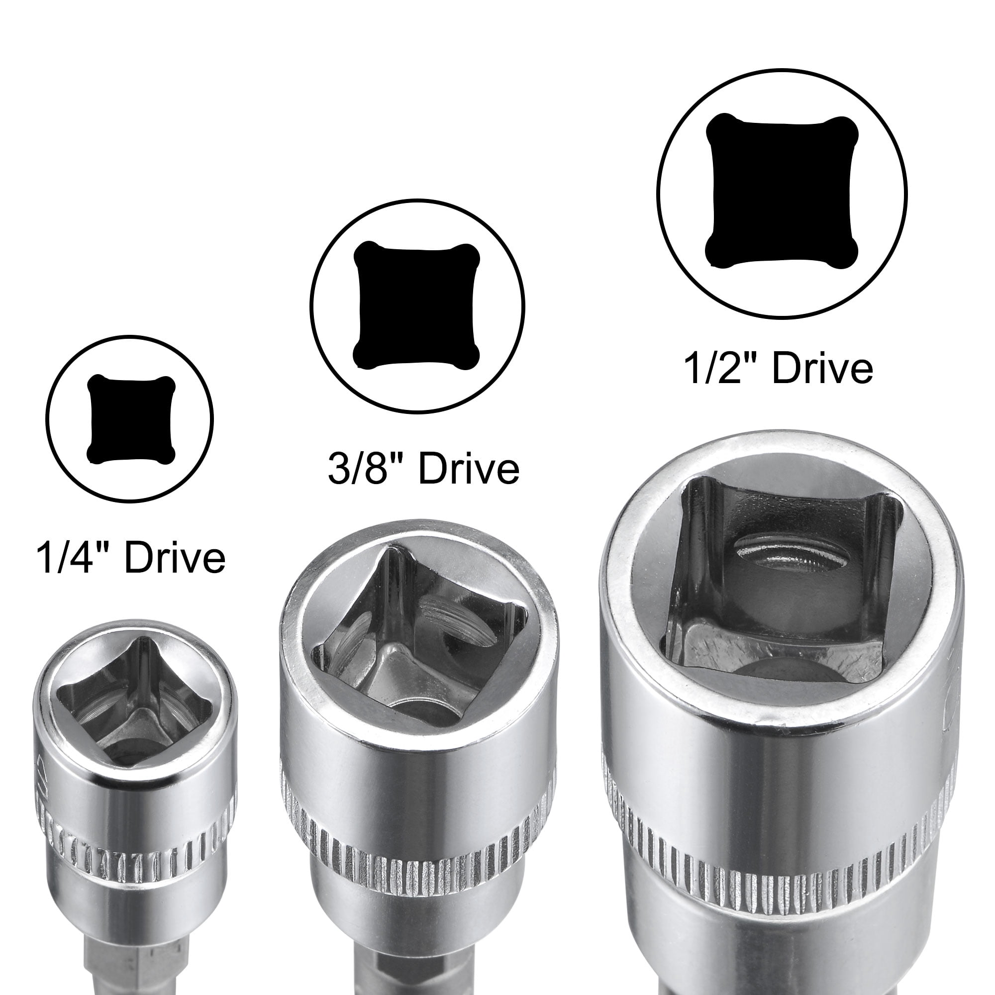 Uxcell T8 - T70 Torx Bit Socket Set, CR-V Bits & Sockets (For Hand Use Only)