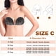 thumbnail image 2 of Un par de pegatinas de encaje para el pecho de concha, vestido de novia femenino, soporte superior, correa trasera invisible, pegatinas de sujetador de silicona, 2 of 5