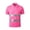 Pink, variant on TOMVIGX Men's Polo Shirts Short Sleeve Reflective High Visibility Safety Moisture Wicking Shirts Outdoor Night Running Cycling Breathable Quick Dry Workout Shirts Black L