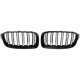 thumbnail image 3 of Bright black car front double kidney grille compatible with BMW 3 series F30 F31 F35 2012-2018, 3 of 5